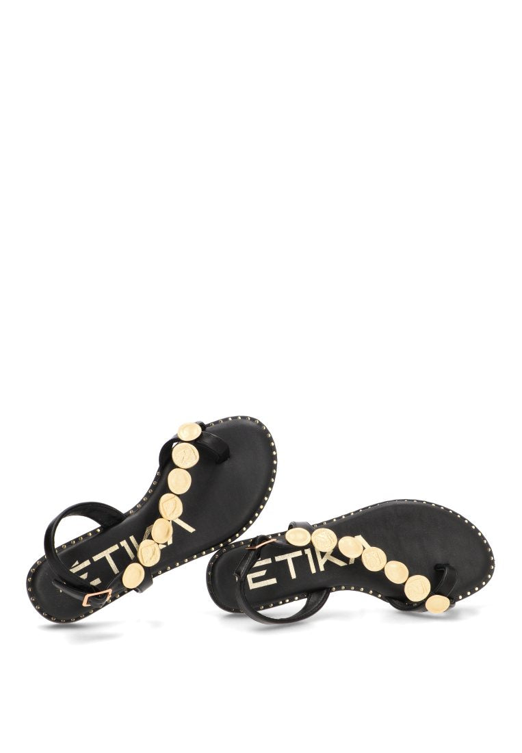 SANDALIA DEDO NEGRA MONDELLO 10101 ETIKA MUJER NEGRO