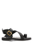 SANDALIA NEGRA DIVAMA 10142, ETIKA MUJER, NEGRO Negro