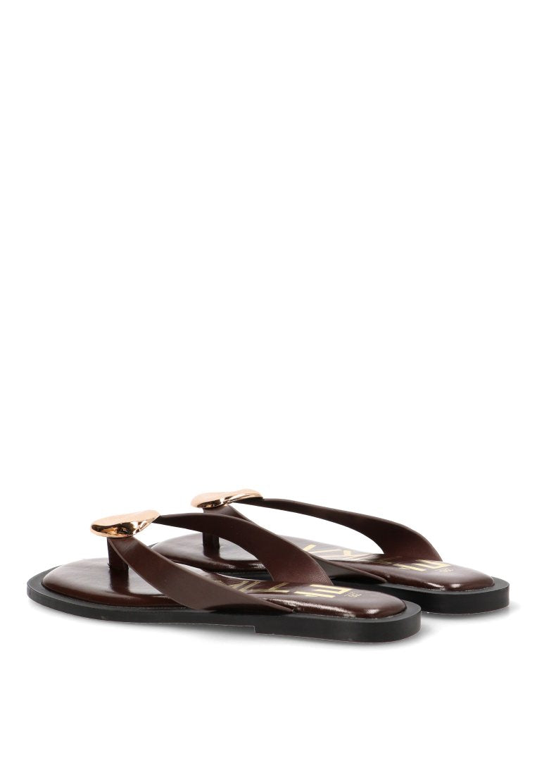 CHANCLA DEDO PALERMO 10108 ETIKA MUJER CHOCOLATE