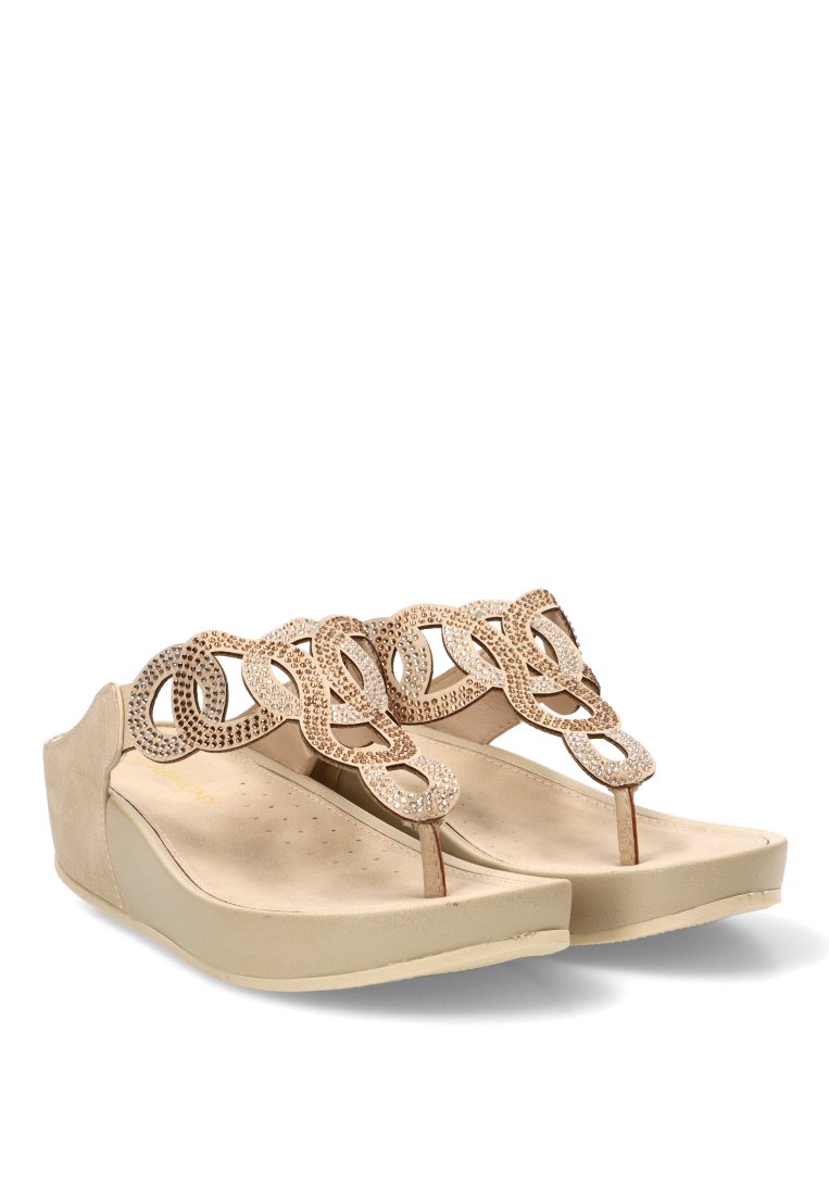 SANDALIA DE DEDO CONFORT BRILLO SEASIDE 10087 ARMONY MUJER HIELO