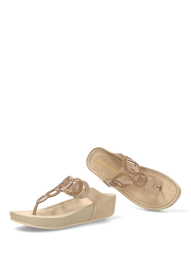 SANDALIA DE DEDO CONFORT BRILLO SEASIDE 10087 ARMONY MUJER HIELO