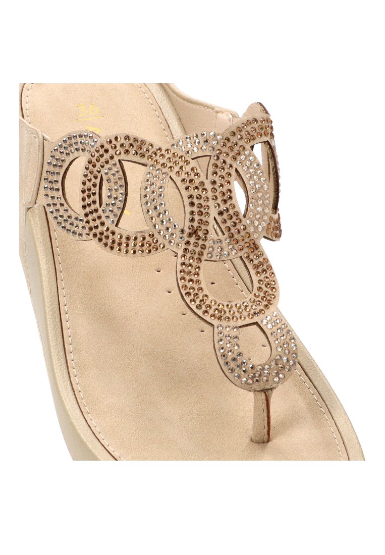 SANDALIA DE DEDO CONFORT BRILLO SEASIDE 10087 ARMONY MUJER HIELO