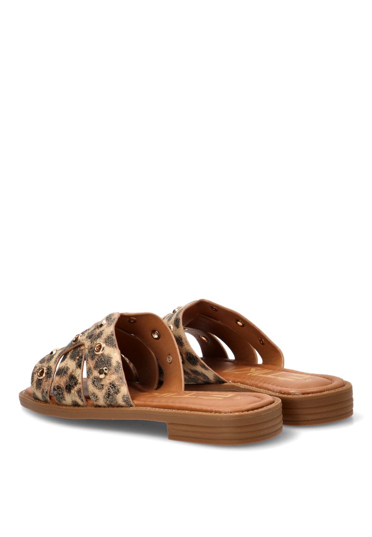 SANDALIAS DE PALA TACHUELAS ANACAPRI ETIKA MUJER LEOPARDO