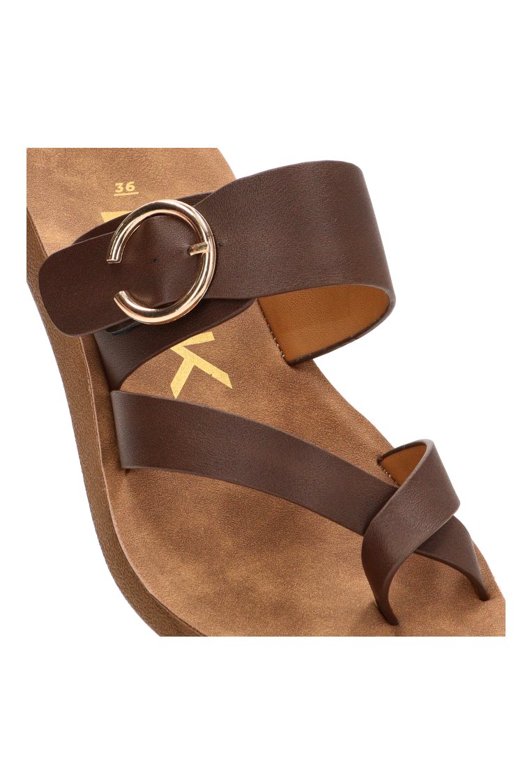 SANDALIA KATSIKI 10128 ETIKA MUJER MARRoN