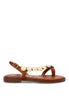 SANDALIA DEDO MONDELLO 10101, ETIKA MUJER, MARRÓN Marrón