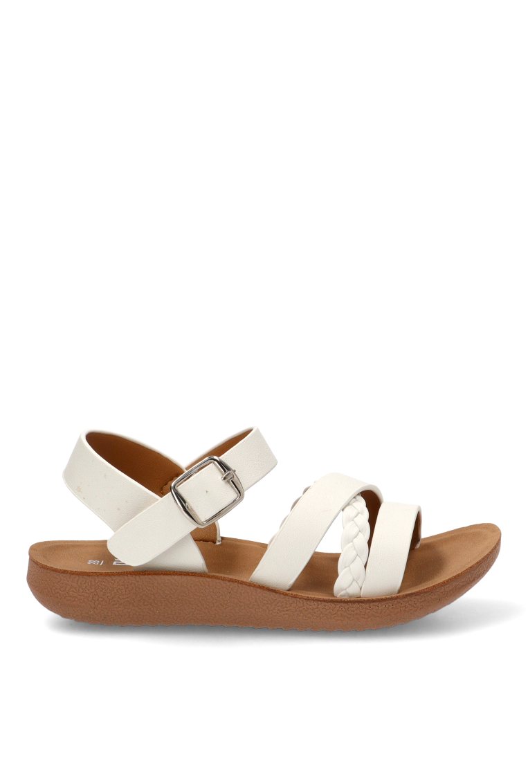 SANDALIAS TIRAS MERCHIA 13736 ETIKA NIyA BLANCO