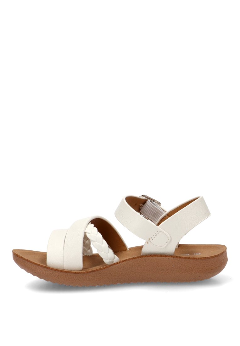 SANDALIAS TIRAS MERCHIA 13736 ETIKA NIyA BLANCO
