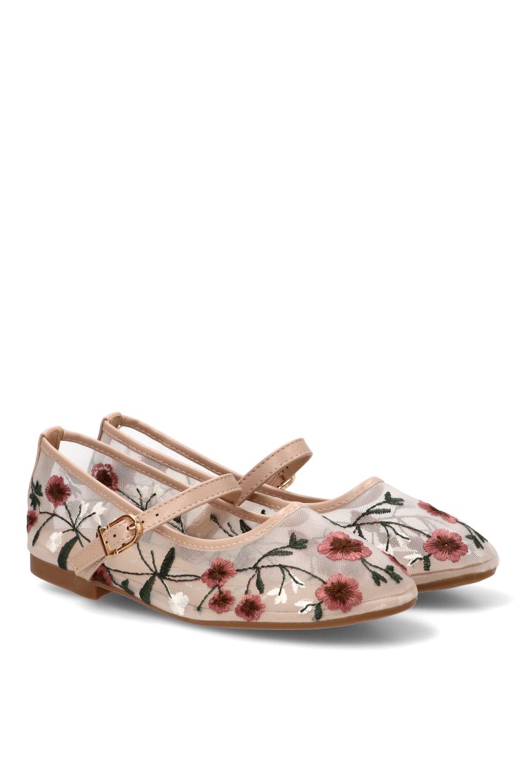 BAILARINA CON FLORES BORDADAS SANTY 63320 ETIKA MUJER NUDE