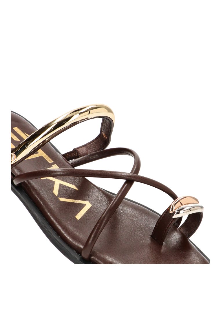 SANDALIA DEDO VELA 10173 ETIKA MUJER CHOCOLATE