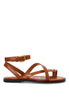 SANDALIA TIRAS ELIA 10174, ETIKA MUJER, CUERO Cuero