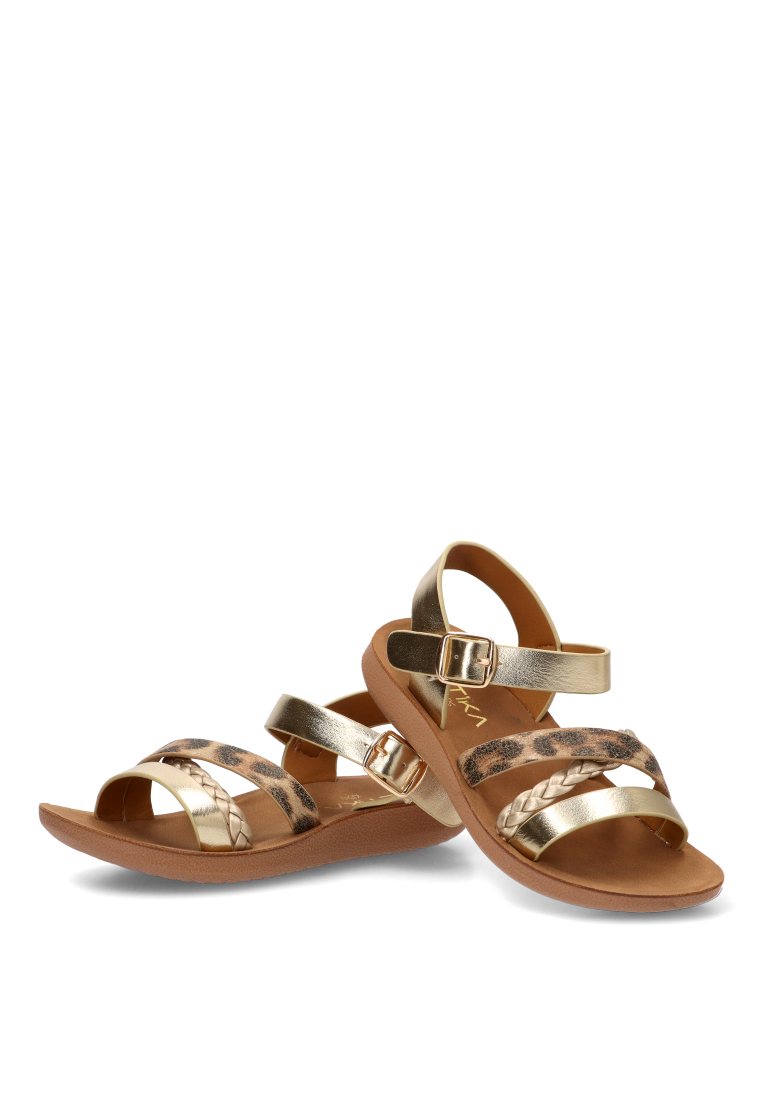 SANDALIAS TIRAS MERCHIA 13736 ETIKA NIyA LEOPARDO