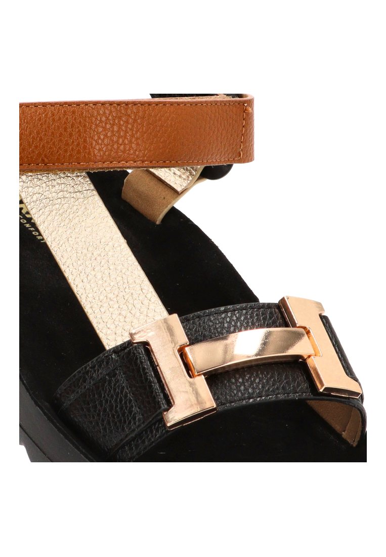 SANDALIA CONFORNT PUNTA CARENA 01 10084 ARMONY MUJER NEGRO