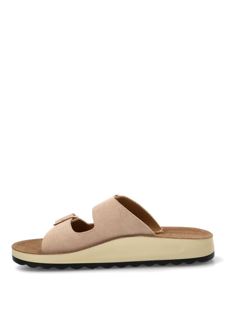 SANDALIA CONFORT HEBILLAS PUNTA CARENA 10083 ARMONY MUJER BEIGE