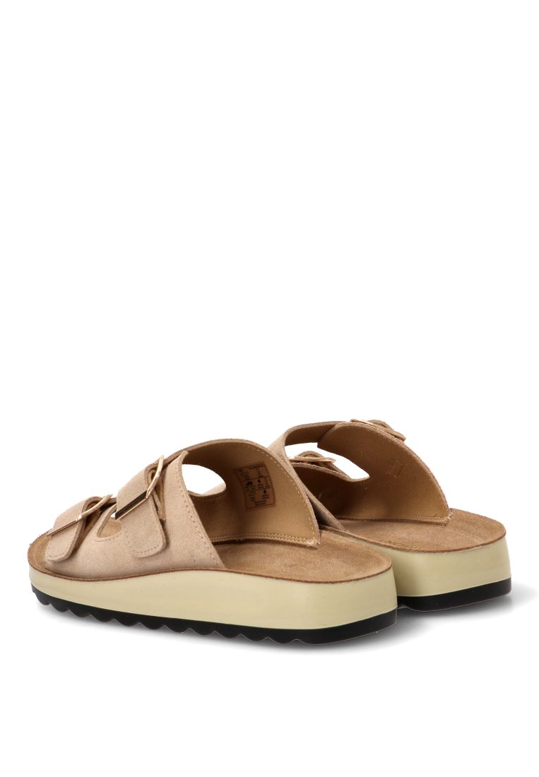 SANDALIA CONFORT HEBILLAS PUNTA CARENA 10083 ARMONY MUJER BEIGE