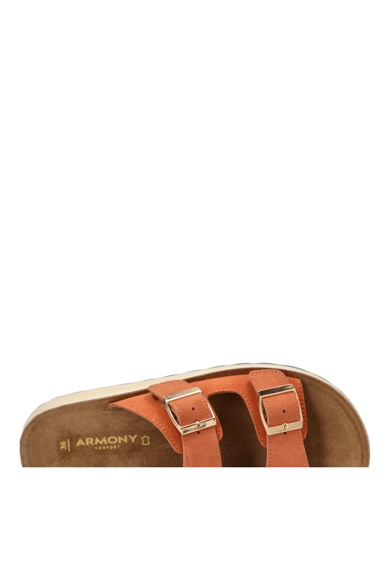 SANDALIA CONFORT HEBILLAS PUNTA CARENA 10083 ARMONY MUJER CORAL