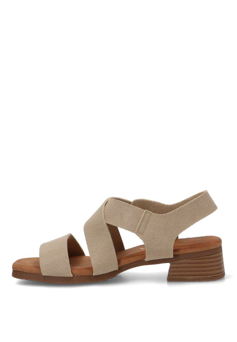 SANDALIA TIRAS HABILLA MYRTA 30033 ETIKA MUJER BEIGE