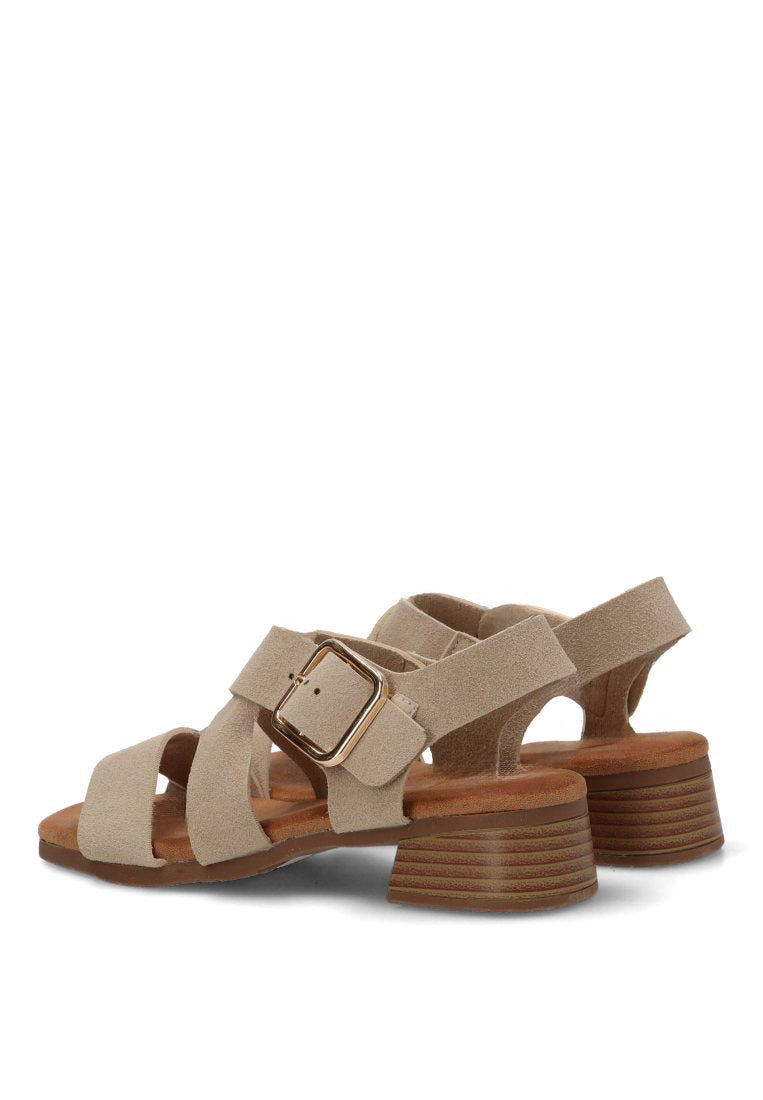 SANDALIA TIRAS HABILLA MYRTA 30033 ETIKA MUJER BEIGE