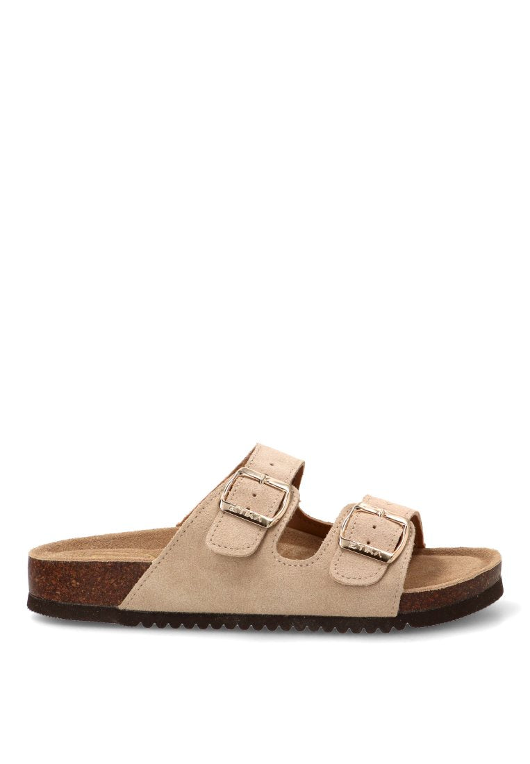 SANDALIA BIO HEBILLAS ARENAL 10015 ETIKA MUJER BEIGE