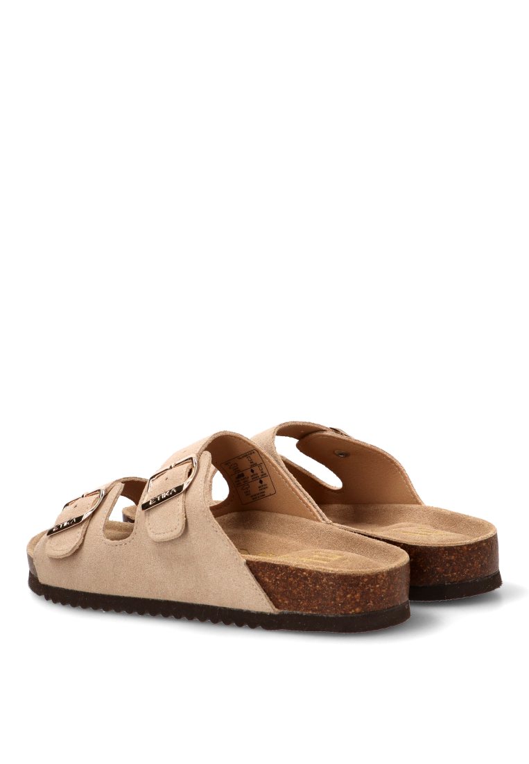 SANDALIA BIO HEBILLAS ARENAL 10015 ETIKA MUJER BEIGE