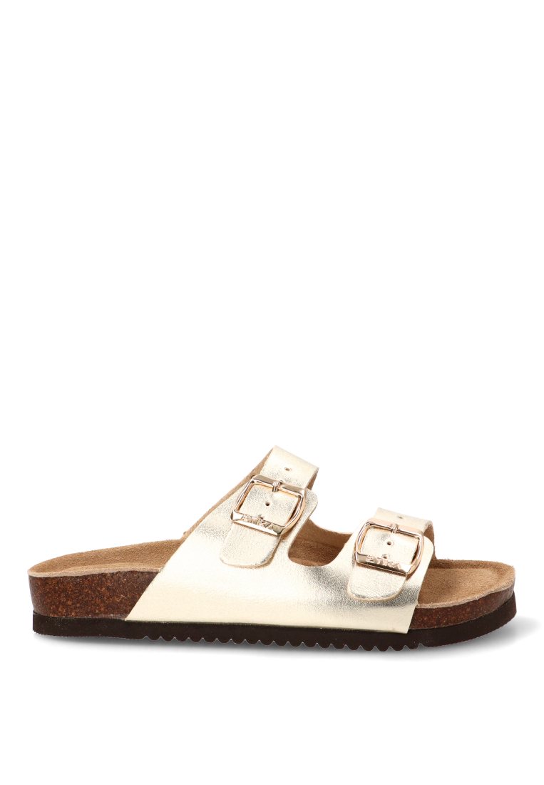 SANDALIAS BIO HEBILLAS ARENAL 10015 ETIKA MUJER ORO