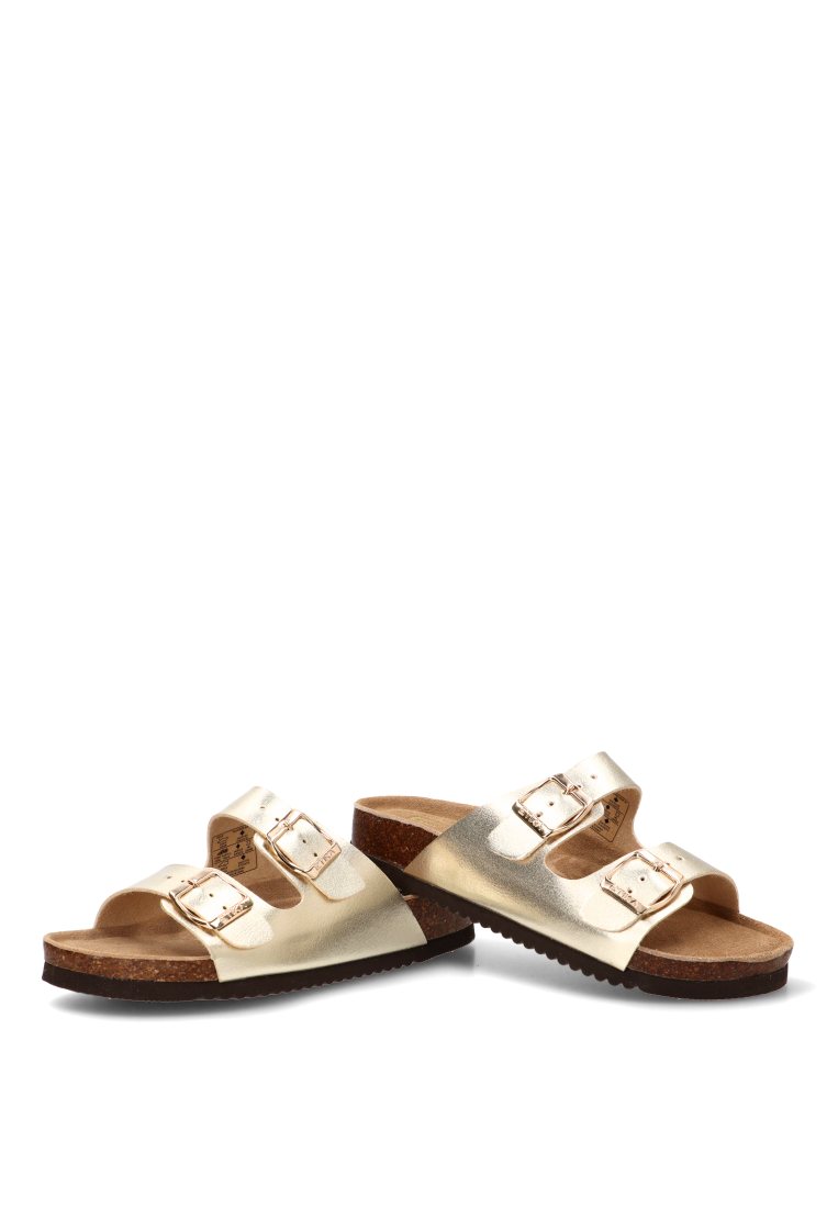 SANDALIAS BIO HEBILLAS ARENAL 10015 ETIKA MUJER ORO