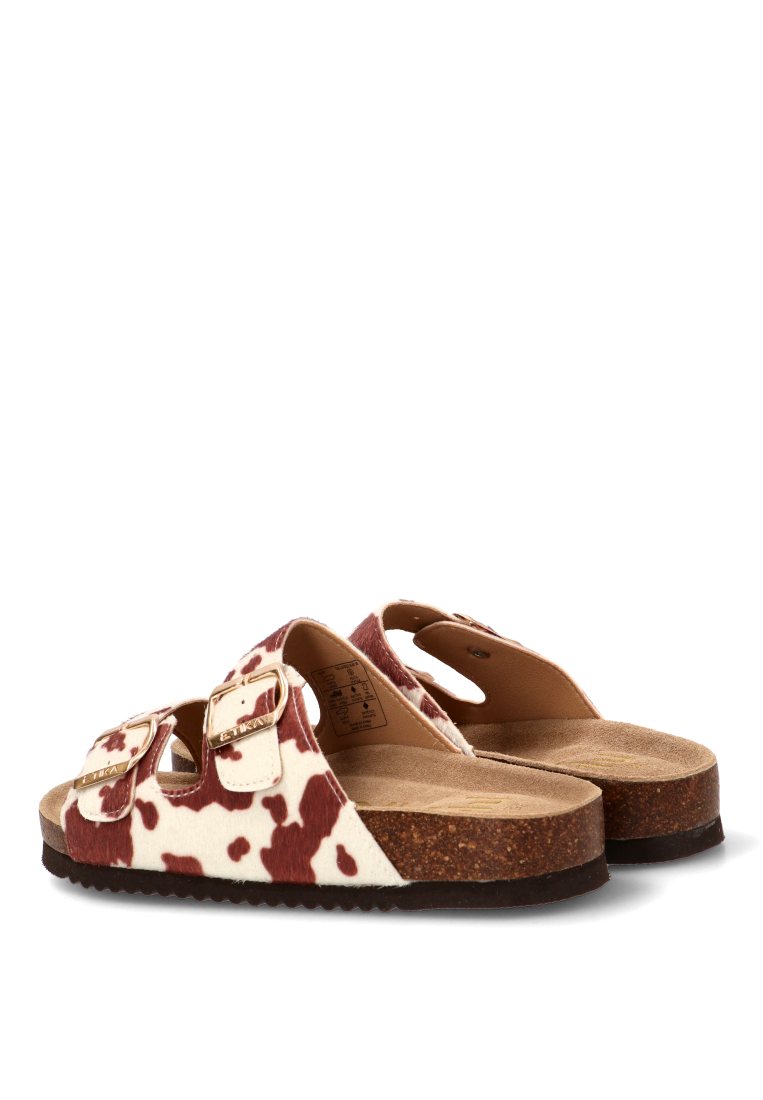 SANDALIA BIO HEBILLAS ARENAL 10015 ETIKA MUJER ANIMAL PRINT