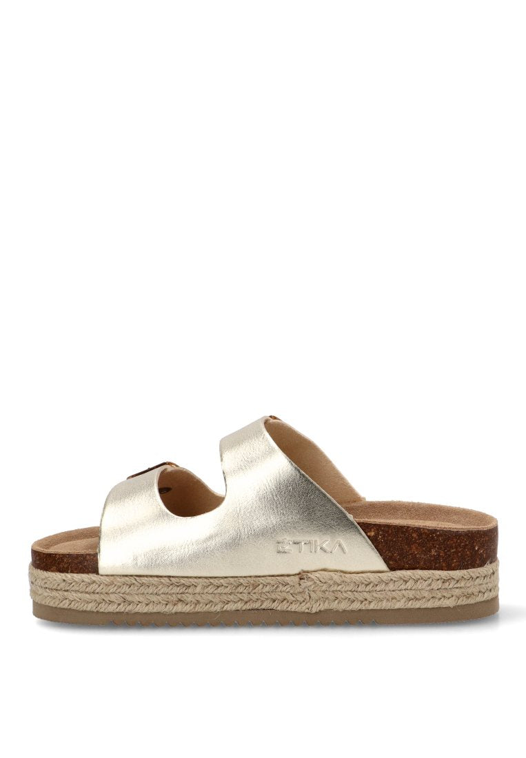 SANDALIA BIO HEBILLAS GALIOTA 10061 ETIKA MUJER ORO