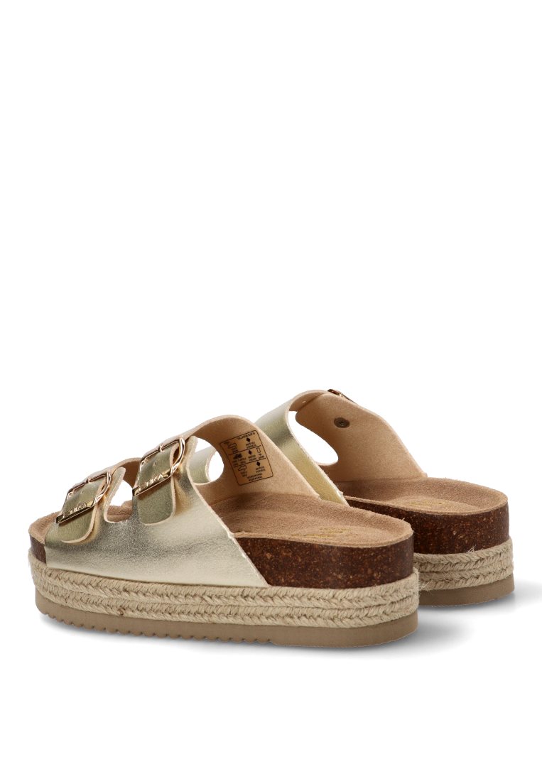 SANDALIA BIO HEBILLAS GALIOTA 10061 ETIKA MUJER ORO
