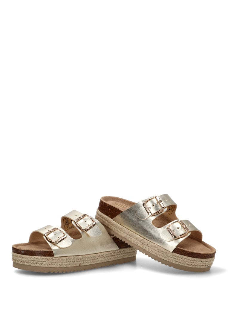 SANDALIA BIO HEBILLAS GALIOTA 10061 ETIKA MUJER ORO