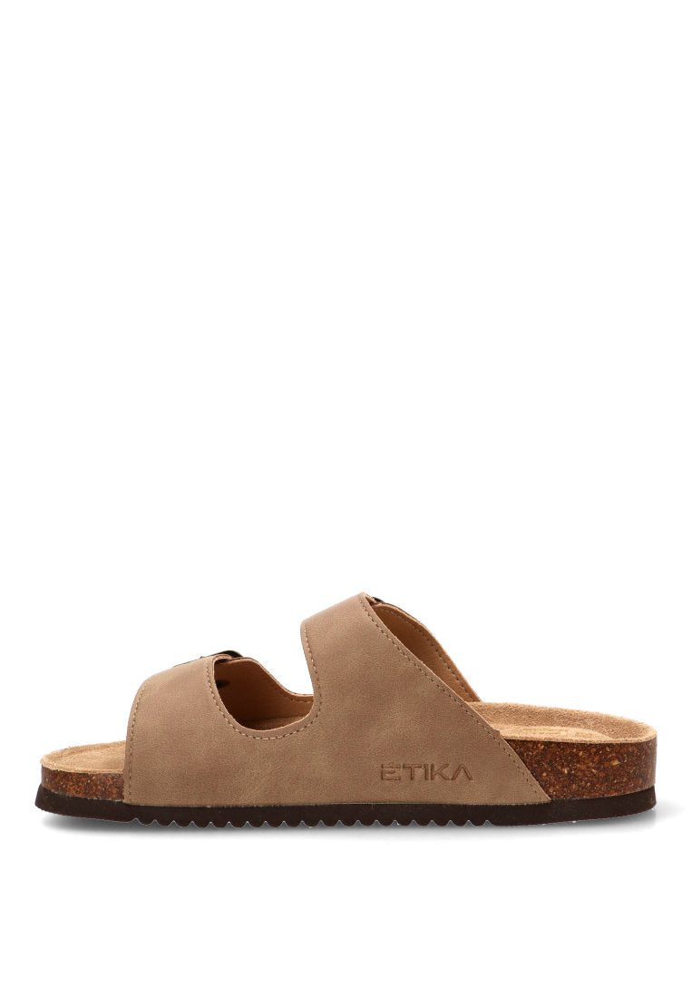 SANDALIAS BIO HEBILLAS ARENAL 10015 ETIKA MUJER TAUPE