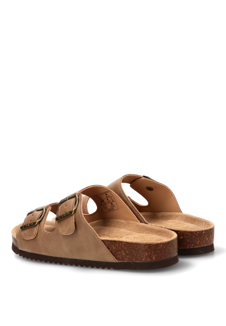 SANDALIAS BIO HEBILLAS ARENAL 10015 ETIKA MUJER TAUPE
