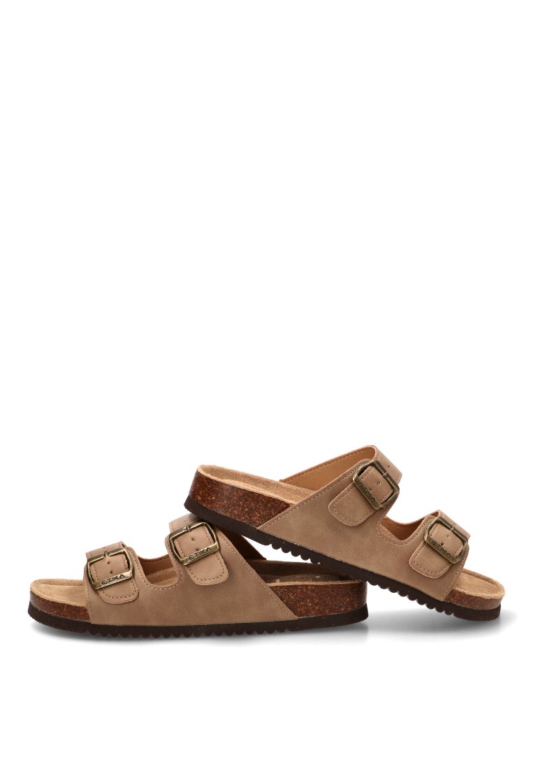 SANDALIAS BIO HEBILLAS ARENAL 10015 ETIKA MUJER TAUPE