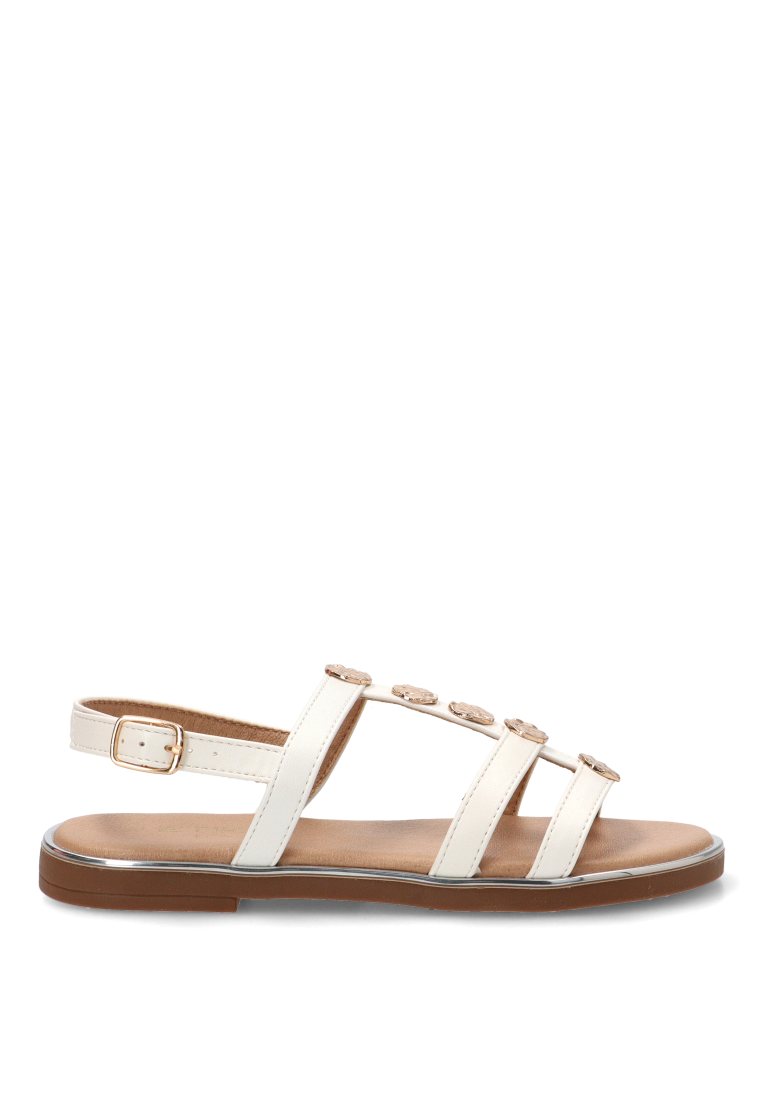 SANDALIAS PLATIS 01 13756 ETIKA NIyA BLANCO