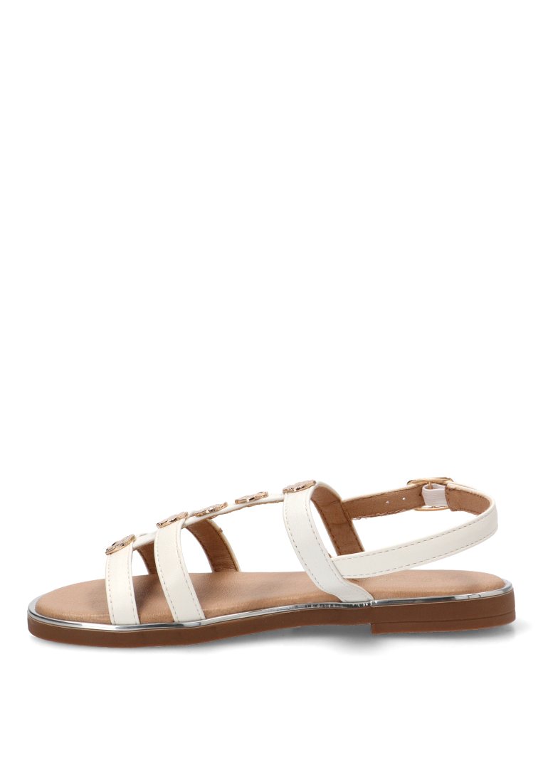 SANDALIAS PLATIS 01 13756 ETIKA NIyA BLANCO