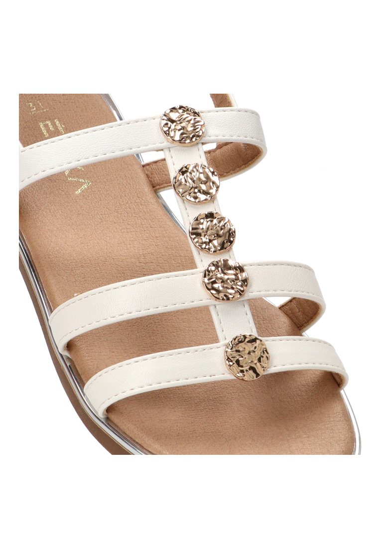 SANDALIAS PLATIS 01 13756 ETIKA NIyA BLANCO