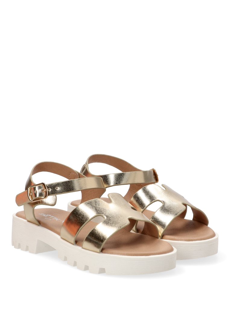 SANDALIAS PITERES 02 13745 ETIKA NIyA ORO