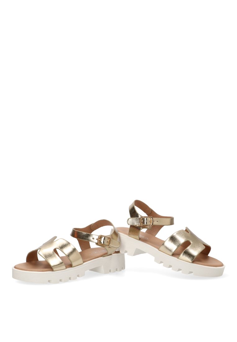 SANDALIAS PITERES 02 13745 ETIKA NIyA ORO