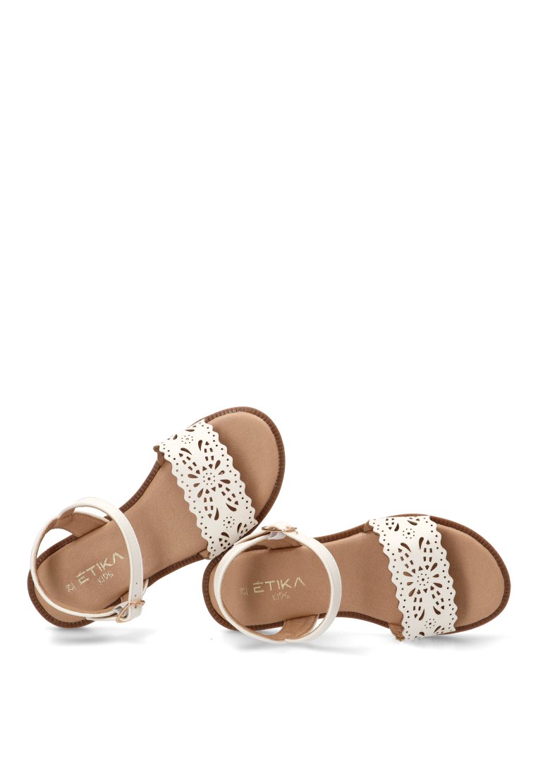 SANDALIA FTELIA 13753 ETIKA NIyA BLANCO