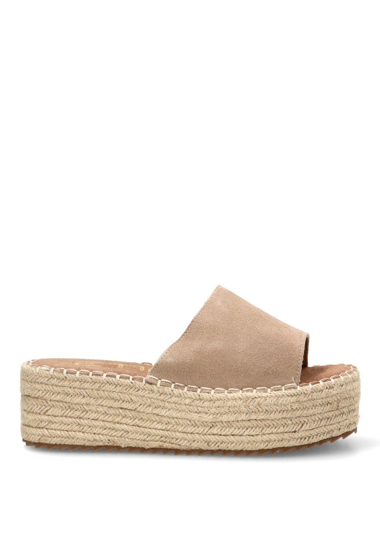 SANDALIA DE PALA ABAMA 10056 ETIKA MUJER BEIGE