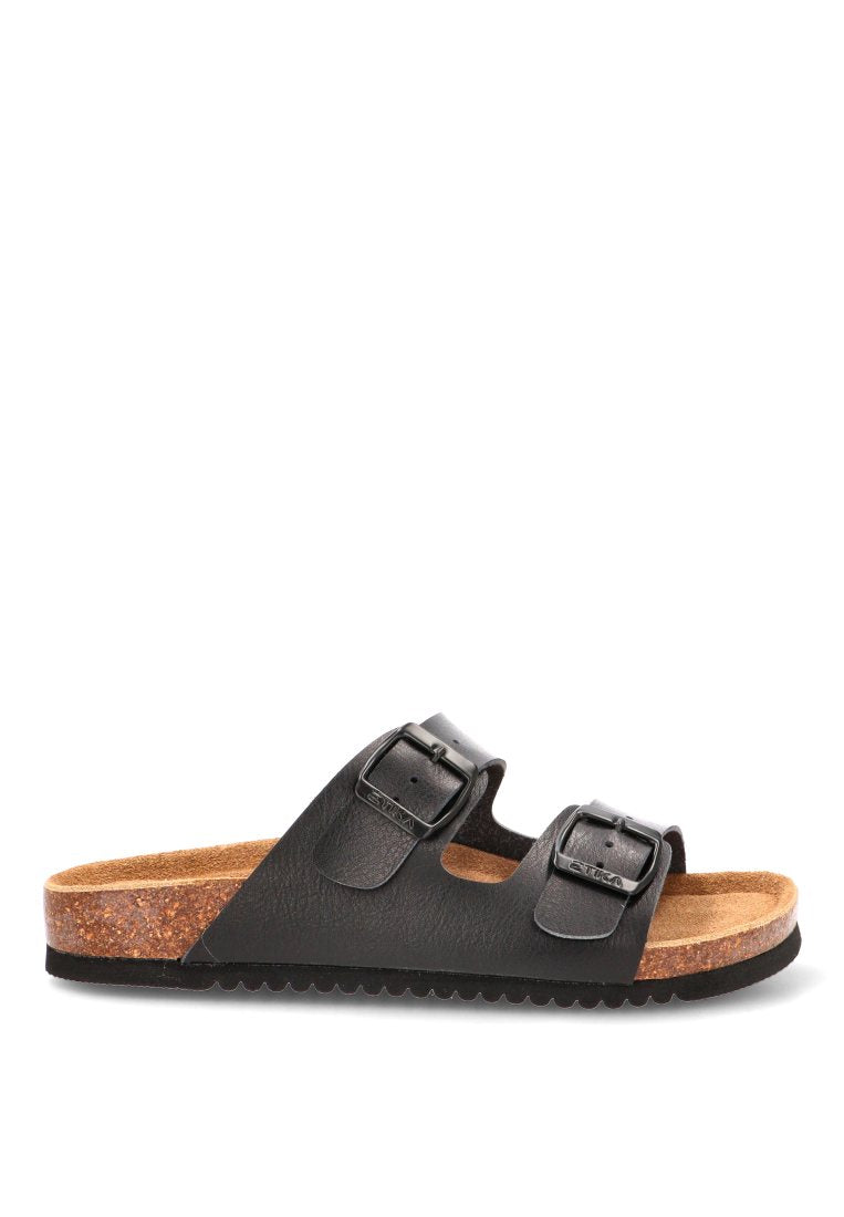 SANDALIA BIO HEBILLAS ARENAL 10015 ETIKA MUJER NEGRO