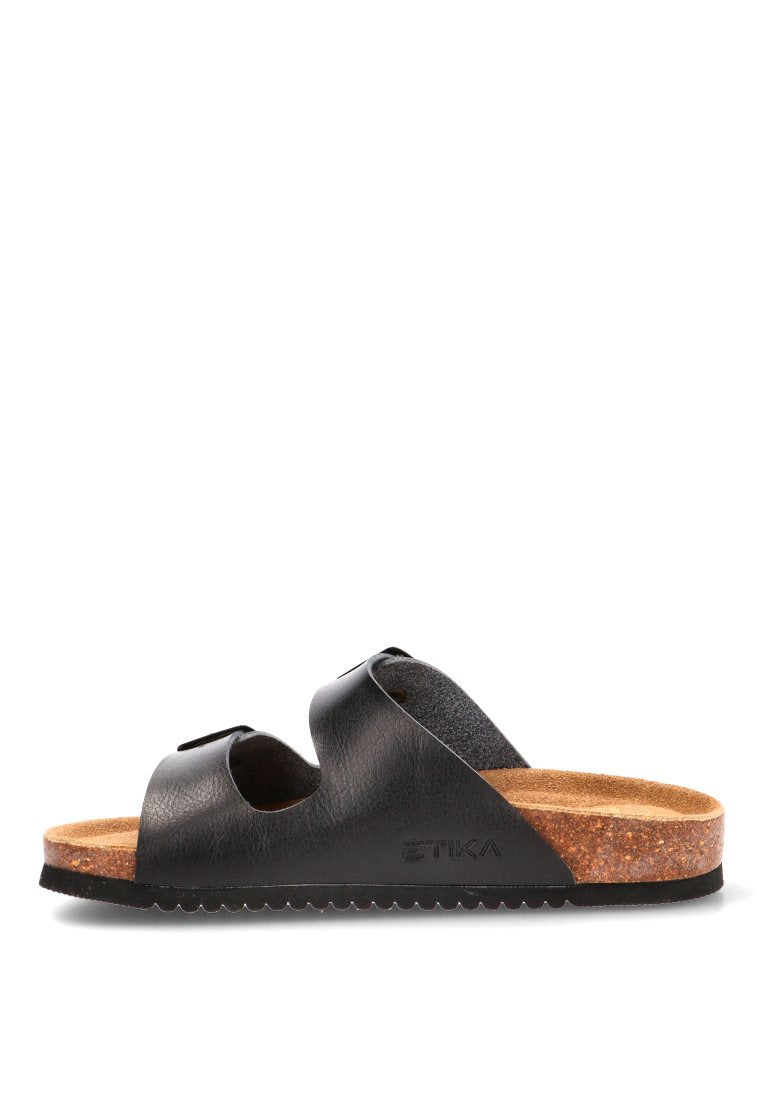 SANDALIA BIO HEBILLAS ARENAL 10015 ETIKA MUJER NEGRO