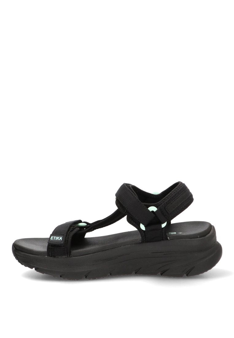 SANDALIA DEPORTIVA PORT 01 40107 ETIKA MUJER NEGRO