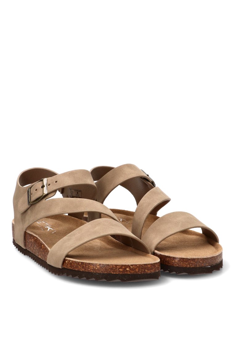 SANDALIAS BIO TIRAS HOMBRE MONDELLO 41021 ETIKA HOMBRE TAUPE