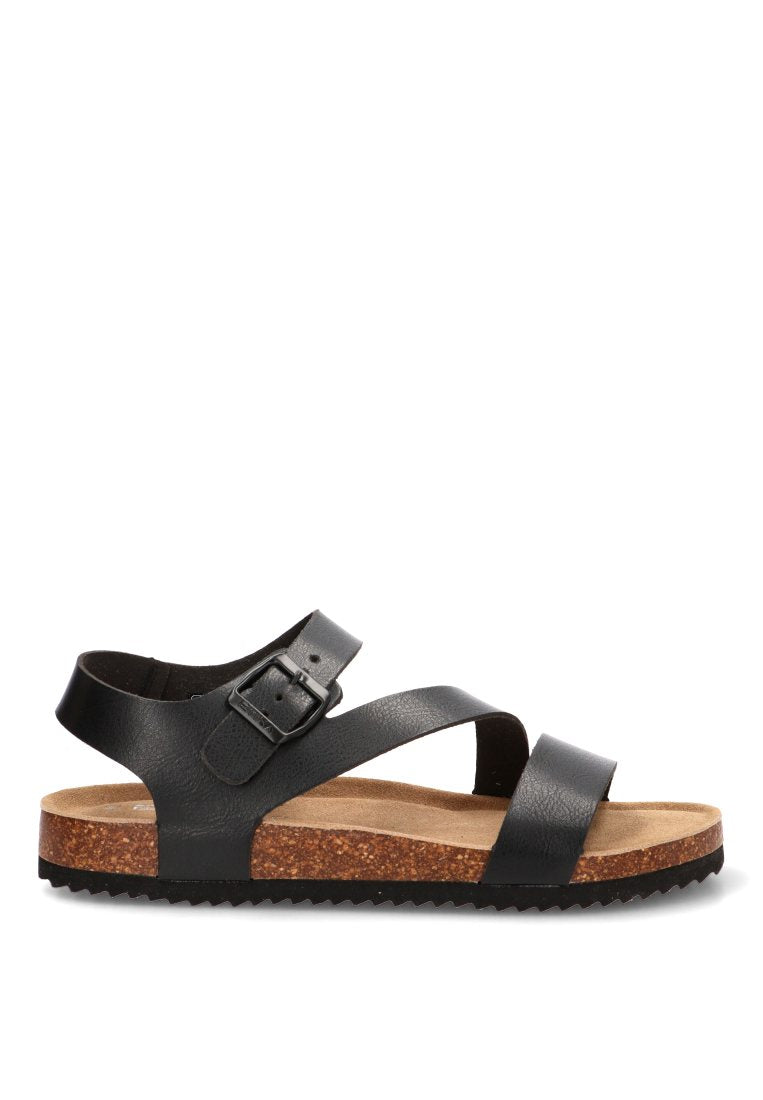 SANDALIA BIO TIRAS HOMBRE MONDELLO 41021 ETIKA HOMBRE NEGRO