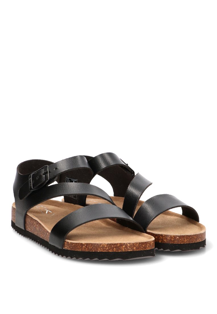 SANDALIA BIO TIRAS HOMBRE MONDELLO 41021 ETIKA HOMBRE NEGRO