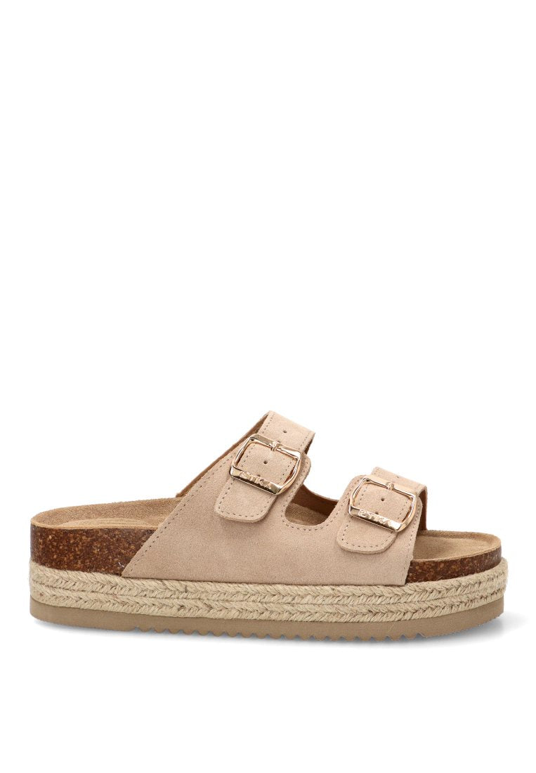 SANDALIA BIO HEBILLAS GALIOTA 10061 ETIKA MUJER BEIGE