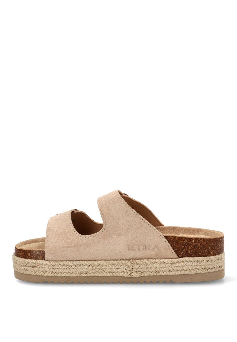 SANDALIA BIO HEBILLAS GALIOTA 10061 ETIKA MUJER BEIGE