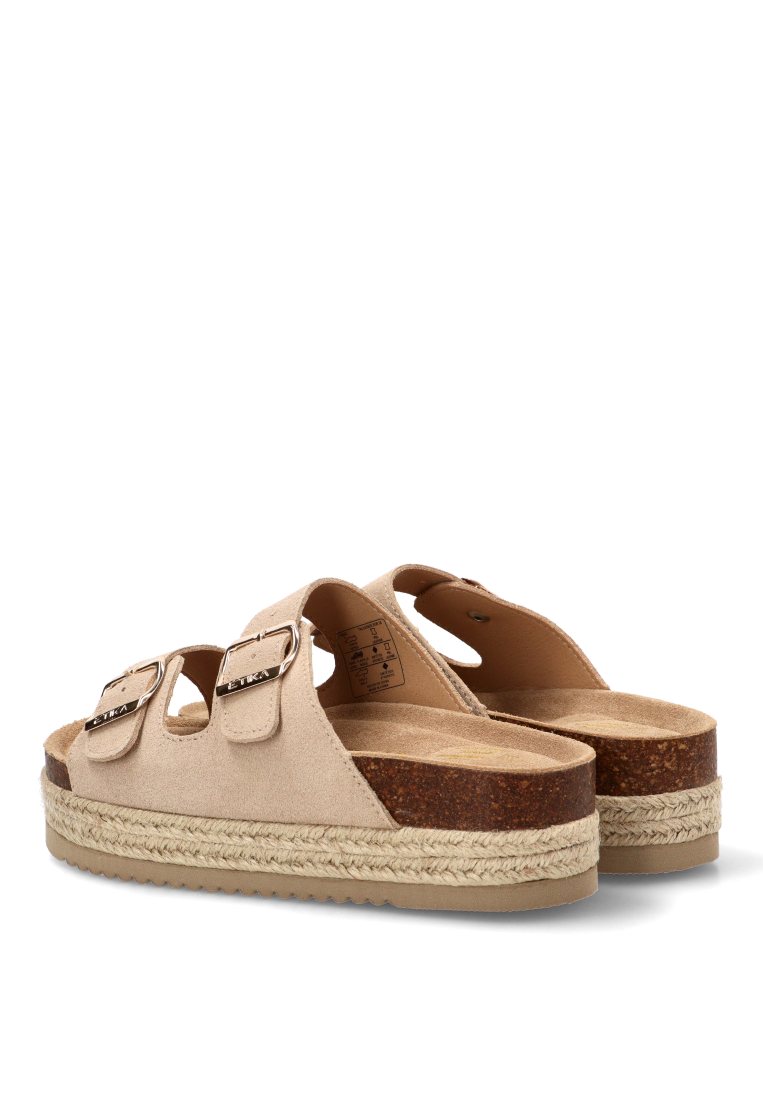 SANDALIA BIO HEBILLAS GALIOTA 10061 ETIKA MUJER BEIGE
