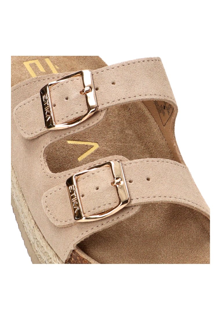 SANDALIA BIO HEBILLAS GALIOTA 10061 ETIKA MUJER BEIGE