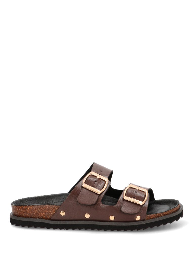 SANDALIA BIO HEBILLAS MONTESOLARO 10096 ETIKA MUJER CHOCOLATE